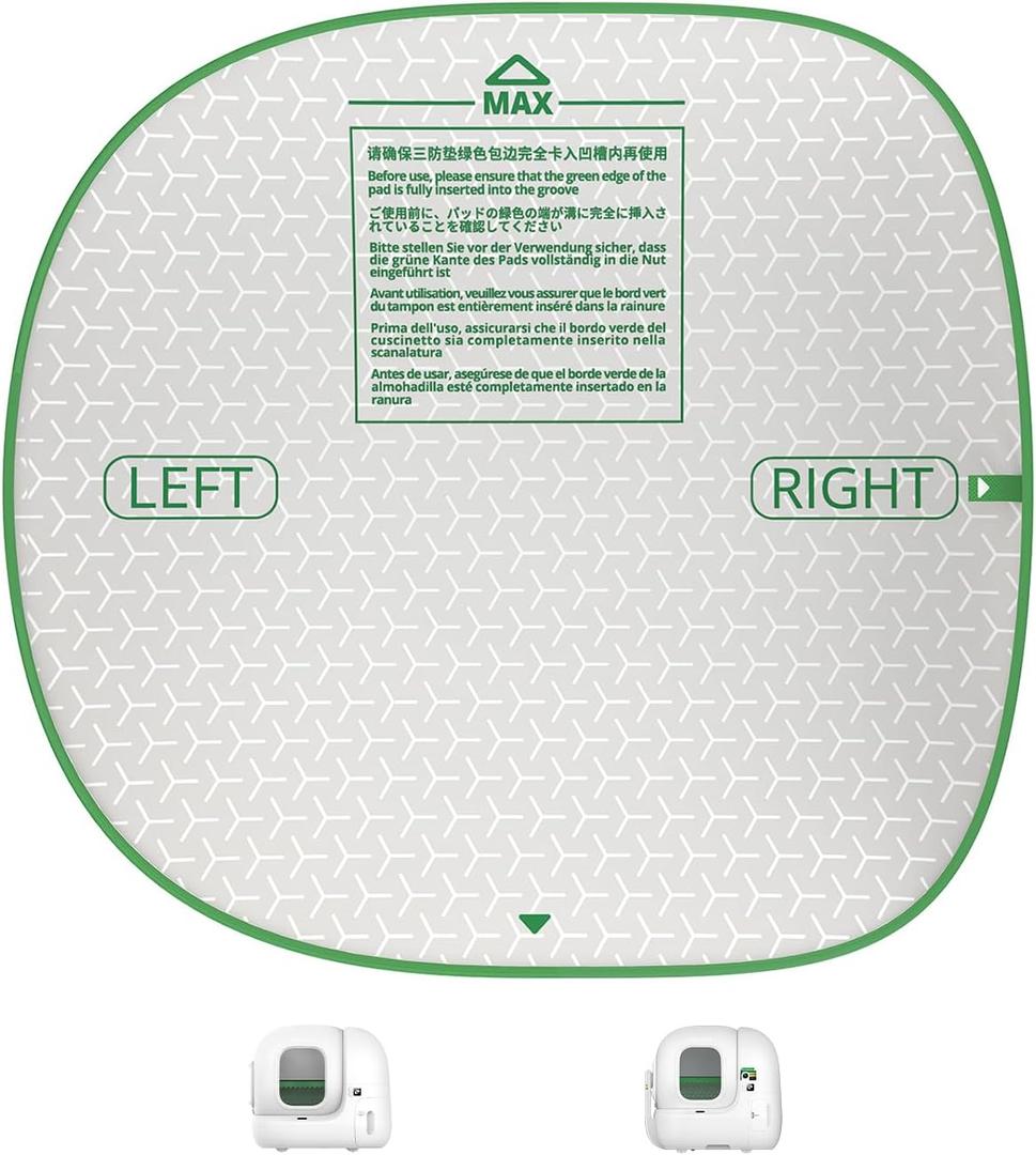 PETKIT New Cat Litter Pad Max for PURAMAX 2 and Purobot Max Pro Automatic Self-Cleaning Cat Litter Box, High Performance Leakproof Litter Mat, Waterproof, Anti-Stick, Scratch-Resistant Cylinder Pad
