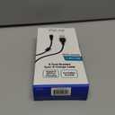 6 Foot Braided Nylon Micro Black Chrome USB Charge/Sync Cable