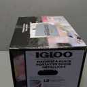 Igloo 26-lb Automatic Electric Countertop Ice Maker - 9 Cubes in 7 Mins, with Scoop and Basket (Red)