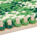 Zlshmoee 72" Chunky Knitting Loom for Blanket Making Beech Wood Frame, Portable DIY Hand Knitting Kit for Beginners, Reusable Blanket Loom for Bulky Yarn Crafts & Gifts, 1 pcs