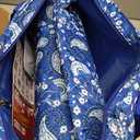 American Mahjong Set, 166 White Mahjong Tile Set, 4 Colors Racks with Blue Flower Carrying Bag, Standard