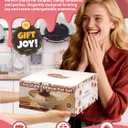 LUSHYUM Chocolate Fondue Pot Set Electric Melting Machine, 4-Cup Capacity 4 Trays 5 Forks 1 Spatula Cheese Warmer, Ideal Gift for Couple Family & Date Night Idea House Warming Holidays Essentials