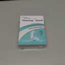 Hearing Aids for Seniors Rechargeable  Digital Behind-The-Ear Hearing Amplifiers with AI Noise Reduction, 3 Sound Modes, 5 Volume Levels, Charging Case Included (Silver)