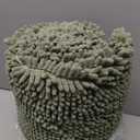 LOCHAS Luxury Bathroom Rug Shaggy Bath Mat 24 x 60 Inch, Washable Non Slip Bath Rugs for Bathroom Shower, Soft Plush Chenille Absorbent Carpets Mats, Sage Green