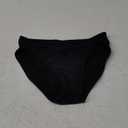 Period Swimwear-Menstrual Swimwear Bikini Bottoms-Black Mid Waisted Leakproof Swim Bottoms for Teens, Girls, Women (Medium)
