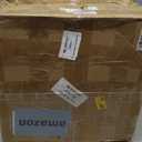 Zubebe 4 Pcs Extra Large Christmas Ball Ornaments 8'' (200 Mm) Giant Oversized Plastic Xmas Ball Big Hanging Christmas Tree Ornaments for Holiday Party Outdoor Decor(Glitter Champagne Gold)