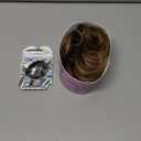 RUWISS Claw Clip Messy Bun Hair Piece Real Human Hair Buns Wavy Curly Chignon Hair Bun Extensions Tousled Updo Ponytail Hairpieces Hair Scrunchie with Clip for Women4T27# (40g, Chocolate Brown Highlighted Dark Brown)