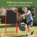 Baseball Strike Zone Target for Plastic Balls Compatible with Wiffle Ball and Blitzball Pitching Training Strike Zone Target Set Up and Assemble Easily