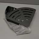 2 Pack Corner Shower Caddy Suction Cup Rust-proof aluminum alloy With 4 hooks No drilling required Removable Waterproof Nathroom Storage Rack for Shampoo, Shower Gel, Razors