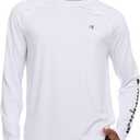 Champion Rash Guard for Men, Long Sleeve Mens Swim Shirt for Fishing Hiking UPF+ 50 SPF Sun UV Protection, Quick Dry, M