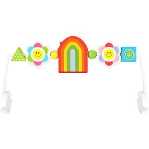 Baby Bjorn Bouncer Toy Bar - Toy Bar for Baby Bouncer Seat Balance Soft & Bliss, Brightly Colored Shape, Develop Motor Skills, Wooden Toys, Environmentally Friendly Paint, Rainbow