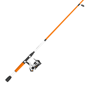 Zebco Roam Spinning Reel and Fishing Rod Combo, 6-Foot Fiberglass Fishing Pole, Split ComfortGrip Handle, Soft Touch Handie Knob, Changeable Right- or Left-Hand Retrieve