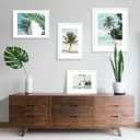 Flocey 12x18 Picture Frame Set of 5, White Poster Frame, Display Pictures 12 x 18 Without Mat for Horizontal or Vertical Wall Mounting, Wall Gallery Frame