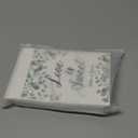 Geyee 200 Pcs Wedding Favor Treat Bags Love Is Sweet Themed Treat Paper Bags White Self Adhesive Paper Wedding Gift Supplies Candy Cookie Buffet Party Favor for Gifts, 5 x 7 Inch