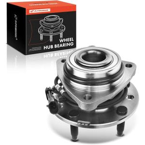 A-Premium Front Wheel Bearing and Hub Assembly with ABS & 5-Lug Compatible with Chevy & GMC & Isuzu & Oldsmobile - 1997-2005 - Blazer, S10, Jimmy, Sonoma, Hombre, Bravada