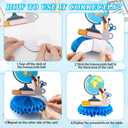 2 x 10 Pcs Back to School Decorations, First Day of School Table Toppers Honeycomb Ornaments Centerpieces, Schools Bus Pencil for Classroom Table Decoration Kids Welcome Back to Schools Party Supplies