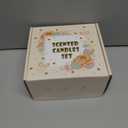 28oz Scented Candles Set, 4Pack Floral Chirstmas Halloween Candles 7oz Candle, Birthday Gifts for Women Long Lasting Soy Wax Candle Non Toxic for Home Decor Aromatherapy, Rose/Lemon/Gardenia/Lilac