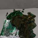 Funna Poison Costume Women Ivy Halloween Outfit 4 Piece with Eye Mask Gloves Cape (Green)