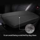 Armrest Cover Compatible with Infiniti QX55 2022-2023/QX50 2019-2023 (Black),Center Console Cover Well-Make Durable Middle Protective Cover for Infiniti QX55 /QX50 Accessories.