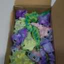 Soulchen 24 Pcs 3D Printed Axolotl Figures Charms Sensory Mini Fidget for Axolotl Graduation Party Favors Birthday Party Supplies Tiny Animal Figures for Graduation Animal Gift (Gradient)