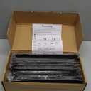 Ravinte 30 Pack 7.38'' Square Cabinet Pulls Matte Black Stainless Steel Kitchen Drawer Pulls Cabinet Handles 7-3/8”Length,5” Hole Center