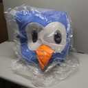 Owl Mascot Costume Halloween Party Blue Owl Costume for Adults