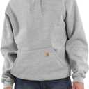Carhartt Men's K121 Loose Fit Midweight Sweatshirt (Medium, Heather Grey)