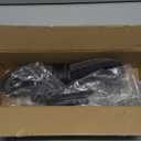 3/16" Synthetic Winch Rope Kit, 3/16 In x 50 Ft 8500LBs Strength ATV Winch Rope Line with Steel Hook, Fairlead, Rubber Stopper, Protecting Sleeve and Thimble, Suitable for ATV, SUV, Vehicle (Black)