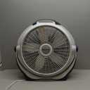 Lasko Wind Machine Fan, Air Circulator Fan with 3 Speeds, 20" Model 3300, Gray