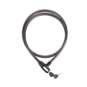 Kwikset 6 ft Keyed Bicycle Cable Lock, 5/8 in Diameter, Bike and Outdoor Security, 1 Pack, Black