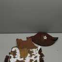 LXKIKMM May's Baby Baby Toddler Boys The Cowboy Romper Halloween Dress up Children's Clothing (2-3T, Brown)
