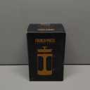 Veken French Press Coffee Maker 34oz 1 L, No Plastic Touching Cafe, Heat Resistant Thickened Borosilicate Glass, Stainless Steel Brewer, Cold Brew Cafetera Teapot for Kitchen Travel Camping, Copper