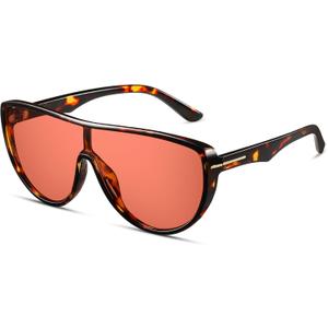 Oversized Aviator Sunglasses for Women, Retro Shield 70s Vintage | big round sun glasses trendy, fashion accessory, CL013