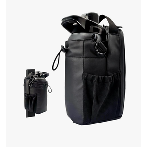 magnetic gym water bottle bag -Unisex Magnetic Gym Bag, holds gym water bottles with strap, 9.84" tall, 2 Piece