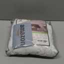 U-NICE HOME Recliner Chair Covers Reversible Chair Cover Pet Covers for Dogs with Elastic Straps Water Resistant Diamond Quilted (23''Armchair, White/White)