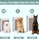 Durable Pet Door, Aluminum Door for Dog and Pets, Medium Doggie Door with Double Automatic Closing Magnetic Flaps, Ideal for Interior and Exterior Doors, Screen and Wall, Weather Resistant