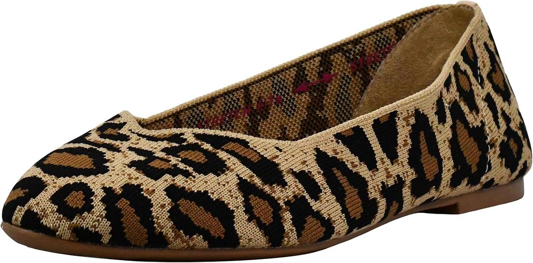 Skechers Women's Cleo Claw-Some Ballet Flat (6, Natural)