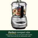 Cuisinart Mini-Prep Plus Food Processor, 24-Ounce Mini Food Processor to Chop Herbs, Vegetables, and Hard Cheese, 24-Ounce Work Bowl, Reversible Stainless Steel Blade, DLC-2A, White