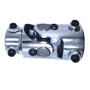 1pc 1" DD X 3/4" DD Chrome Universal Steering Shaft U Joint Coupler Universal Coupling UC009