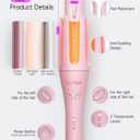 TSUYAGLA Automatic Curling Iron,1 1/4 inch Hair Curler with 3 Temperatures, 10S Fast Heating, 2-Way Rotation, 30 Min Auto Shut-Off, 500 Million Ionic, Anti-Scald-Tangle for Long Hair