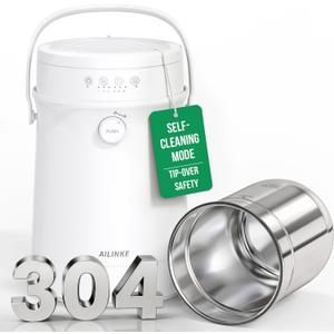 Stainless Steel Humidifier for Bedroom, Warm Mist Steam Humidifier 4L with Self-Cleaning Mode, Easy Clean Dishwasher Safe Humidifiers for Large room Living Room Home Office, Tip-Over Protection, White