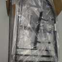 Metal K Cup Holder, 2 Tier Coffee Bar Organizer with 4 Coffee Mug Hooks, Multi-functional Countertop Coffee Station Tray Wooden K Cup Organizer - Black