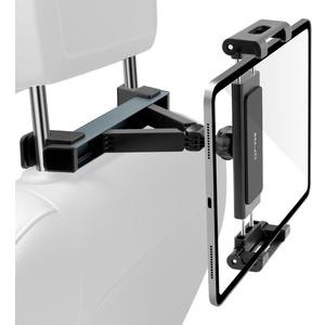 ELZO 360 Adjustable Tablet Holder for Car, Universal Compatible with 5.5-12.9 Inches Devices, Easy to Install, Foldable and Portable