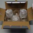 Qunclay 24 Pcs Shot Glasses Cute Cognac Snifter Small Brandy Snifter for Tasting Brandy Drinking Port Glasses for Whiskey Wine Beer (3.5oz)