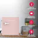 Frigidaire Coral EFR176- AMZ EFR176 Retro Mini Refrigerator-Energy Saving-Adjustable Thermostat Control-Side Mounted Bottle Opener-Ideal for for Dorm, Office, RV, Garage, Apartment 1.6 Cubic Feet