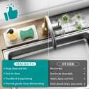 Water Absorbing Stone Tray, Quick Drying Diatomite Bathroom Tray Countertop, Stone Drying Mat for Kitchen Counter, Soap Dish Dispenser Vanity Organizer, White-A-8.3" x 4"