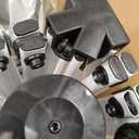 10x10 Pop Up Canopy - Instant Setup Beach Tent with Wheeled Carry Bag, 8 Sandbags & 4 Guy Lines - Portable Sun Shade for Camping, Events, Silver Coated Top, White