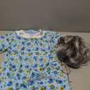 qnprt 100 Days of School Costume 100th Old Lady Costume for Kids Girls Grandma Dress Up Size 8