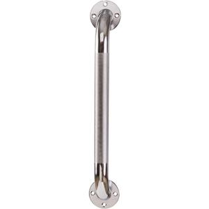 DMI Textured Grab Bars, Handicapped Grab Bars for Bathroom, Shower Rails, Grab Bar for Handicap and Elderly, Perfect for Bathroom Safety, Rust-Resistant Steel, 18", Silver, FSA & HSA Eligible
