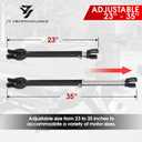 JY PERFORMANCE Adjustable Boat Transom Saver for Outboard Motor, Boat Motor Transom Support with Composite Head for Outboard Motor
